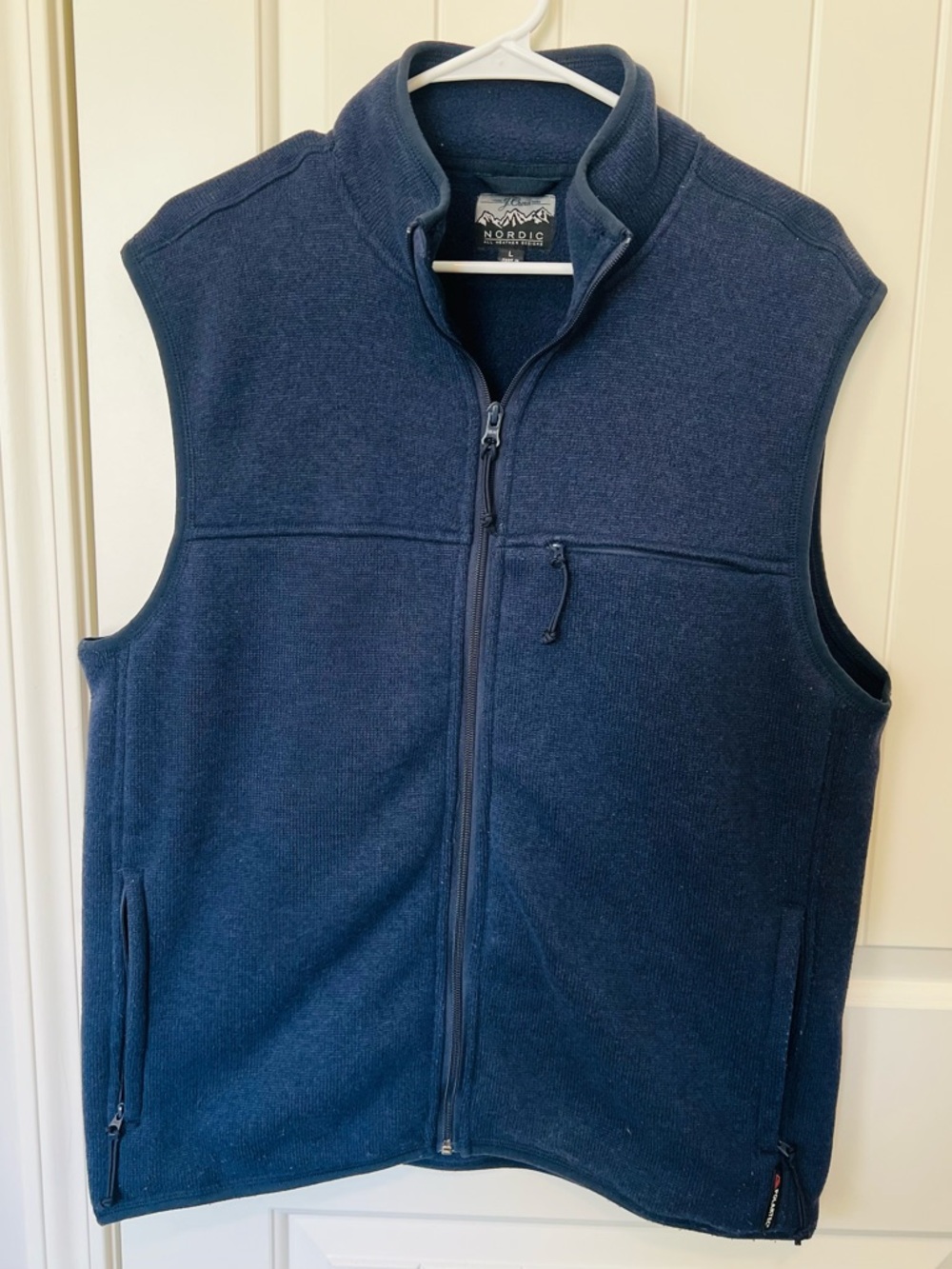 J. Crew Nordic Fleece Men's Vest - Large
